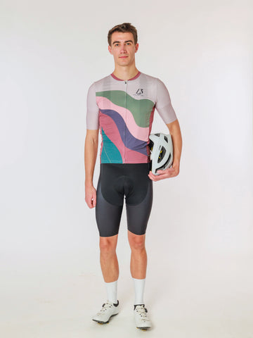 Cycling Kurzarm-Trikot (Pink Pastell)